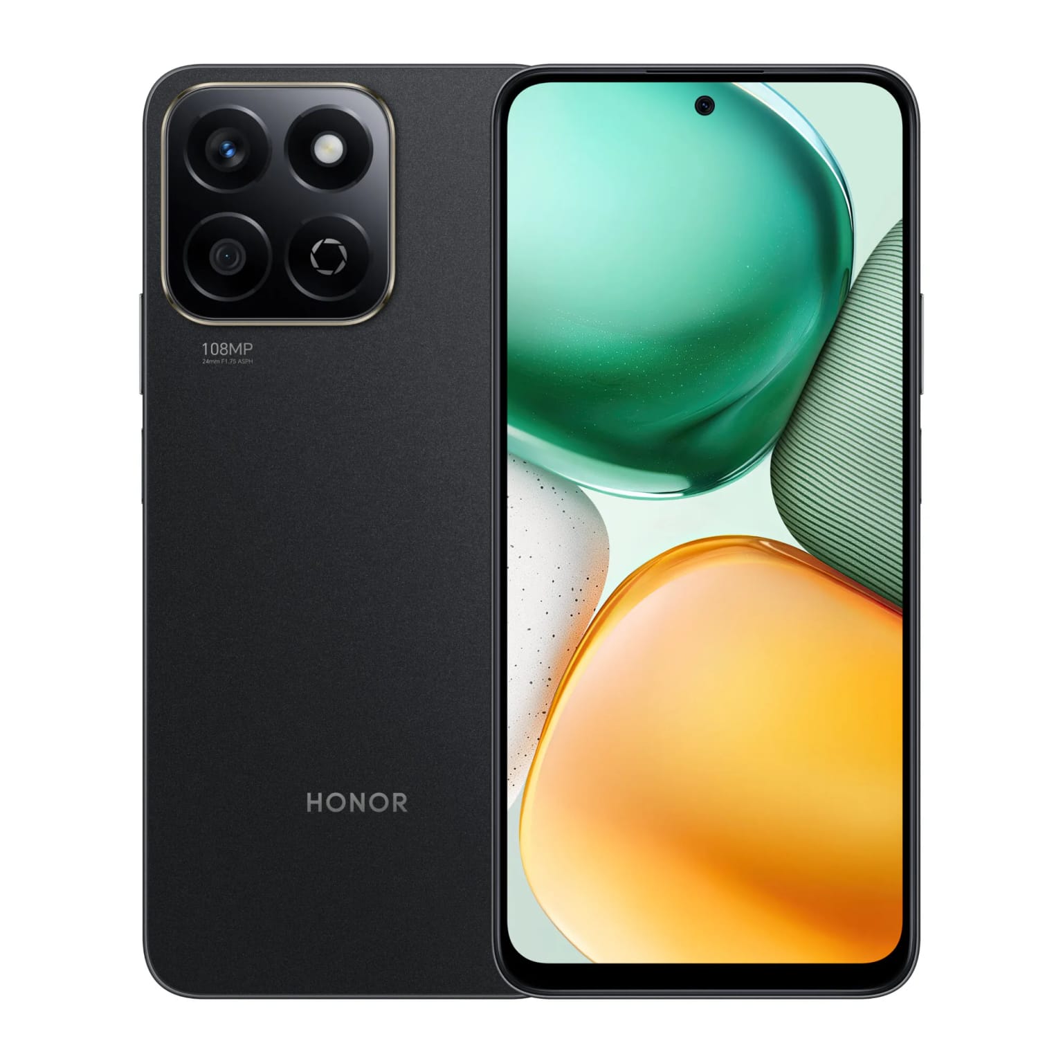 Смартфон HONOR Смартфон Honor X7c 8/256GB Midnight Black 8/256 ГБ Global для РФ, Dual nano SIM, черный - изображение №1