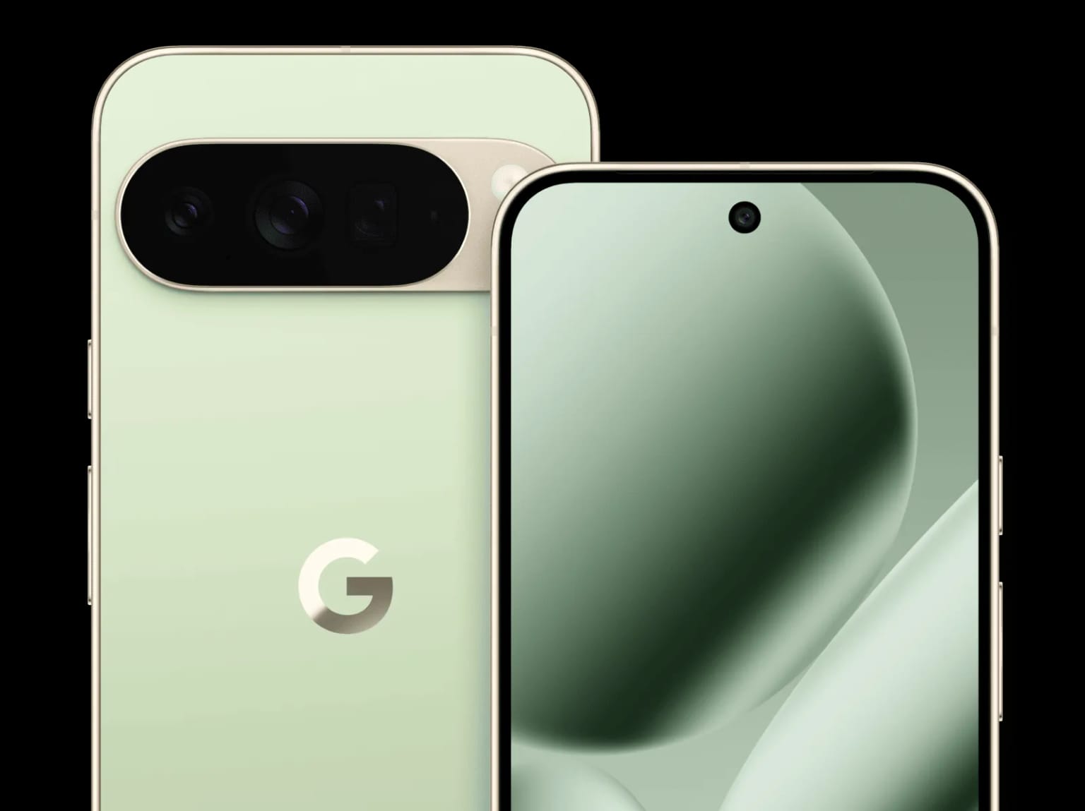 Смартфон Google Pixel 10 Pro XL 16/256 ГБ, Dual: nano SIM + eSIM, Jade (Зелёный) - изображение №1