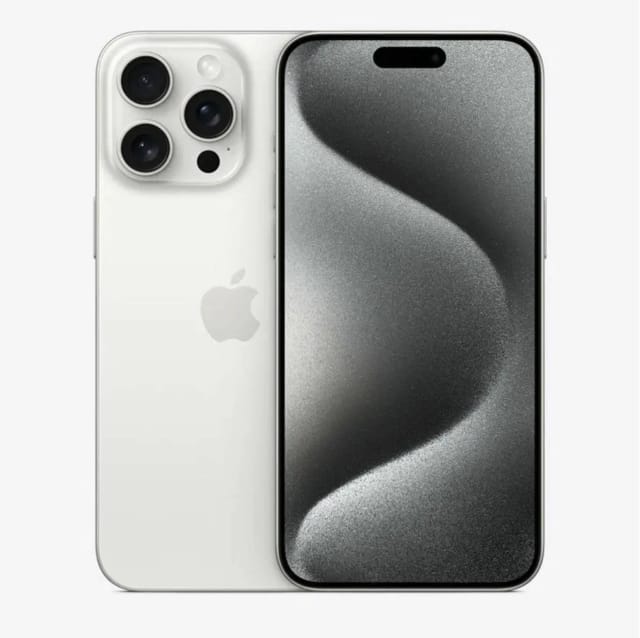 Смартфон Apple iPhone 15 Pro 128 ГБ, Dual: nano SIM + eSIM, White. Без RuStore. - изображение №1