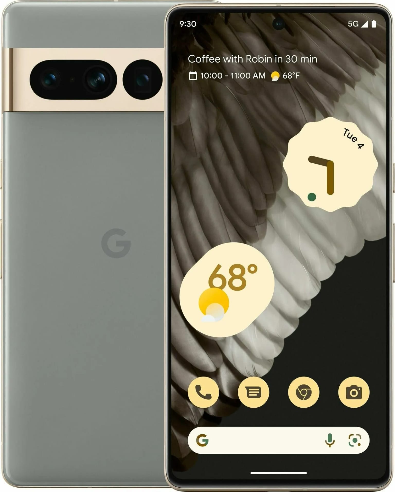 Смартфон Google Pixel 7 Pro 12/128GB, Dual: nano SIM + eSIM, Hazel USA - изображение №1