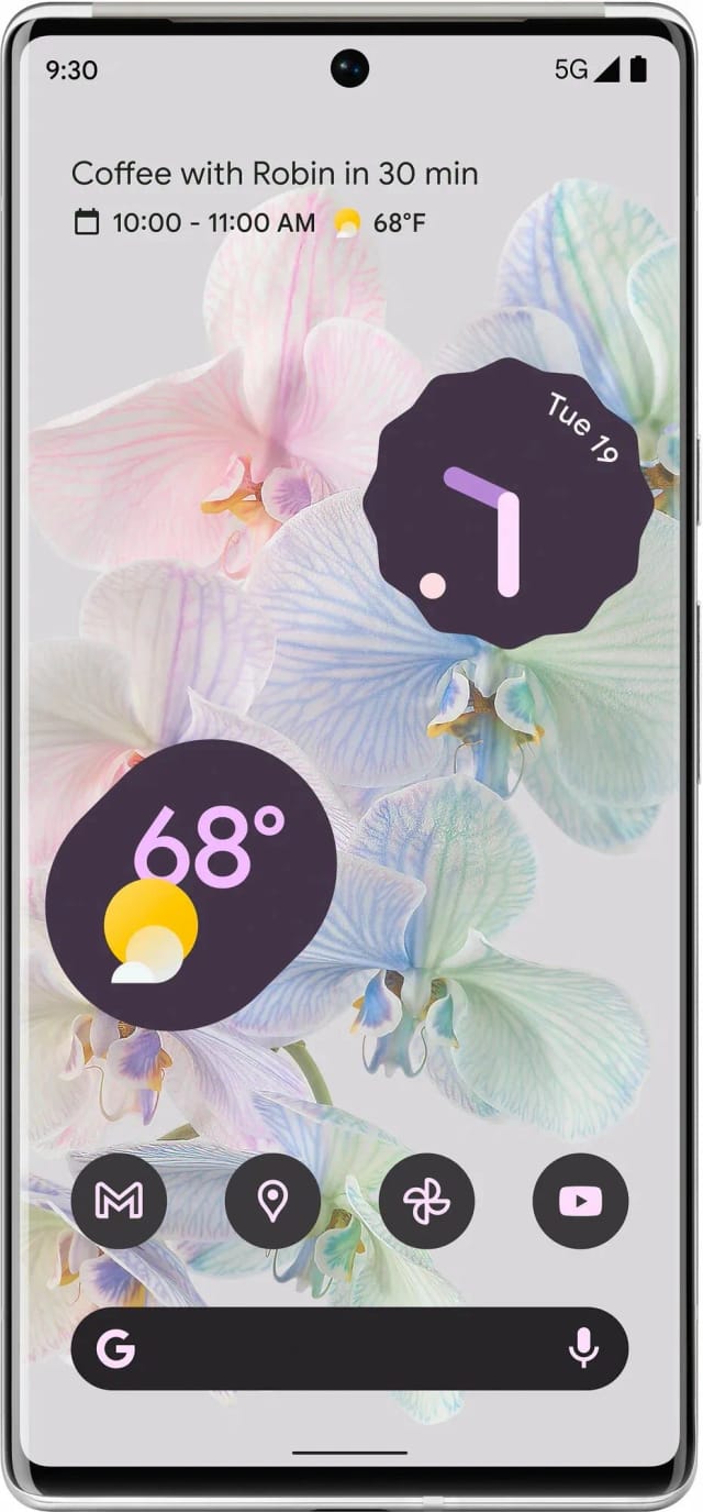 Смартфон Google Pixel 6 Pro, 5G, 12/256 Гб, White (Белый), US - изображение №2
