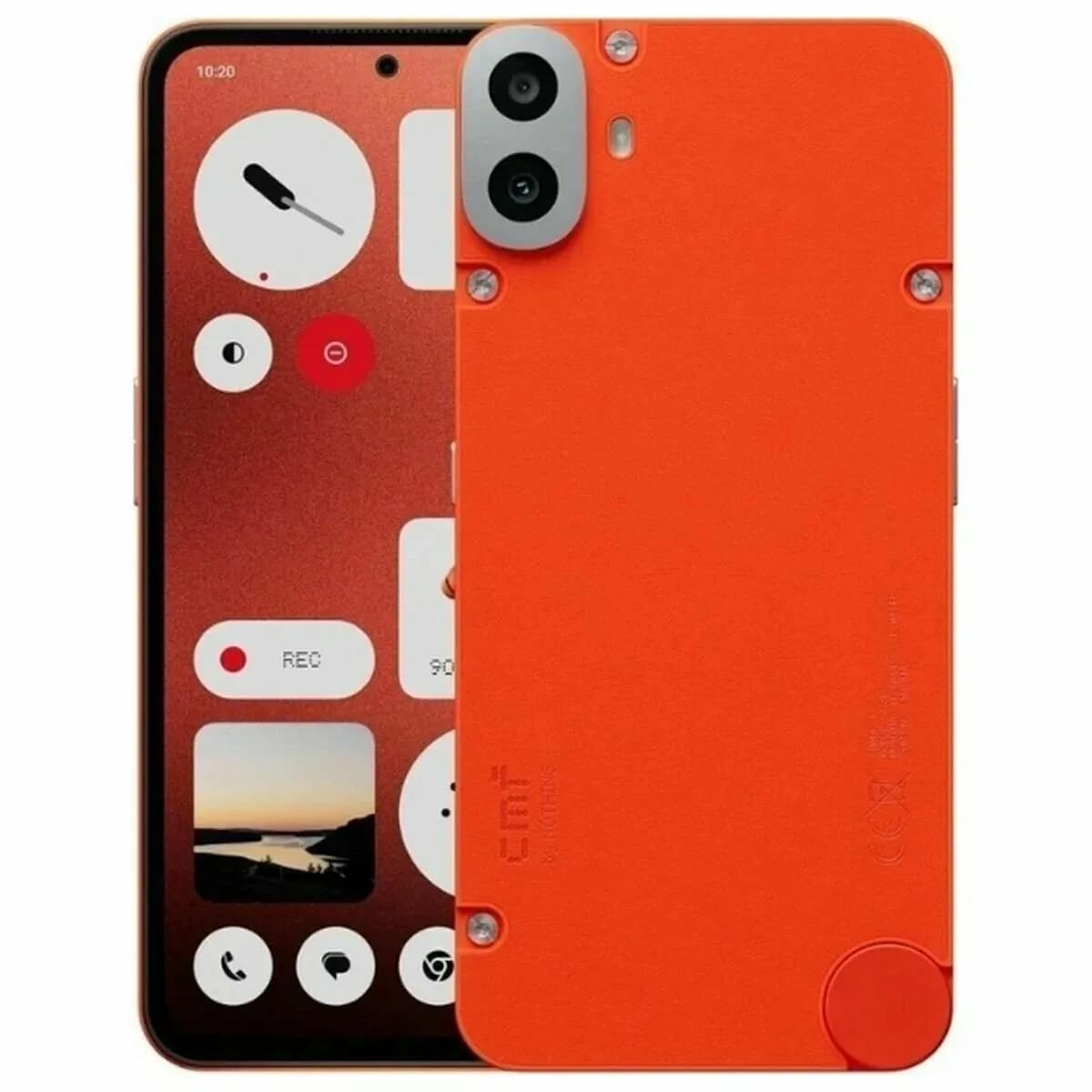 Смартфон CMF by Nothing Phone 1 5G 8/256 ГБ Global, Dual nano SIM, Orange (оранжевый) - изображение №1