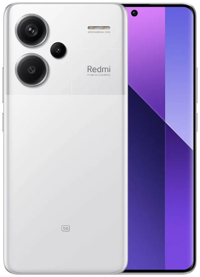 Смартфон Xiaomi Redmi Note 13 Pro Plus 5G 8/256Gb, 6.67 AMOLED, 120ГГЦ, 200 MP, 5000 мАч White, Белый, RU - изображение №1