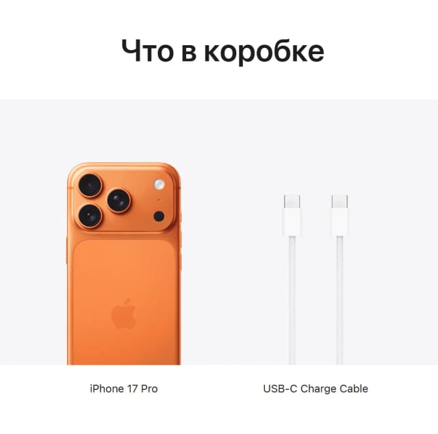 Смартфон Apple iPhone 17 Pro, 256 ГБ, Cosmic Orange (nano-SIM + eSim) - изображение №6