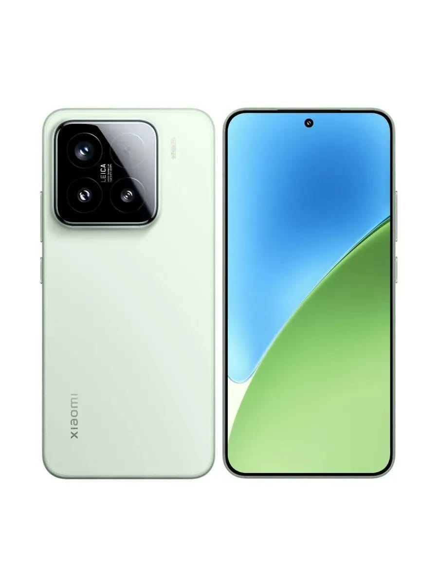 Смартфон Xiaomi 15 12/512GB, Global, Dual: nano SIM + eSIM, Green (зеленый) - изображение №1