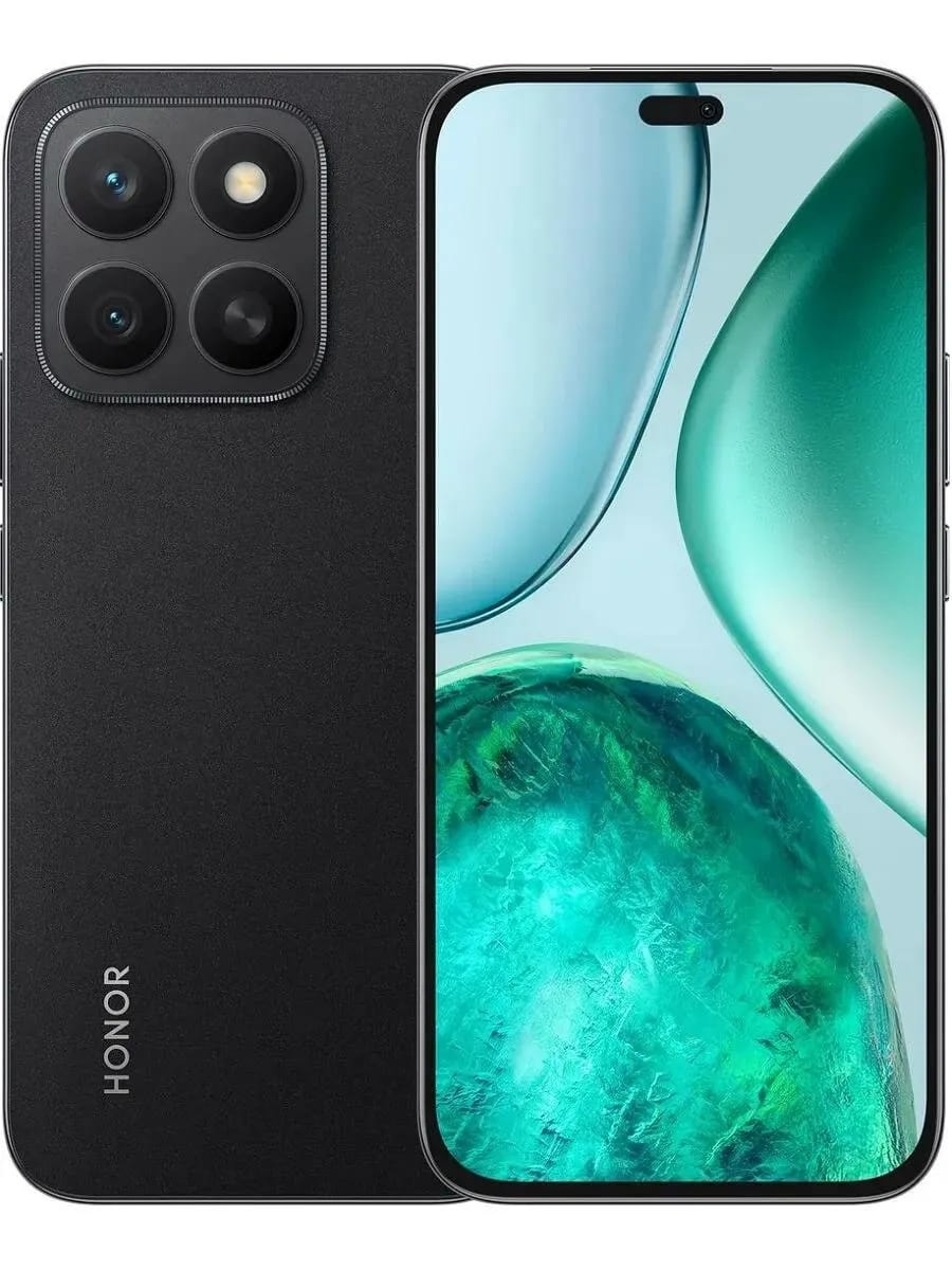 Смартфон HONOR X8c 8/256GB, Global, Dual nano SIM, черный (Midnight Black) - изображение №1
