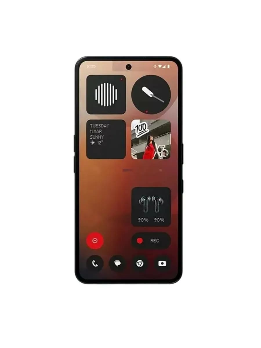 Смартфон Nothing phone (3a) 12/256GB Global, Dual nano SIM, Black - изображение №3