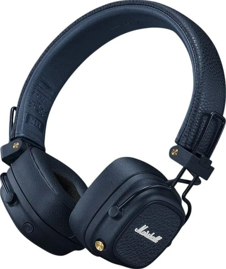 Marshall Беспроводные наушники Marshall Major V Blue (Синий) - изображение №6
