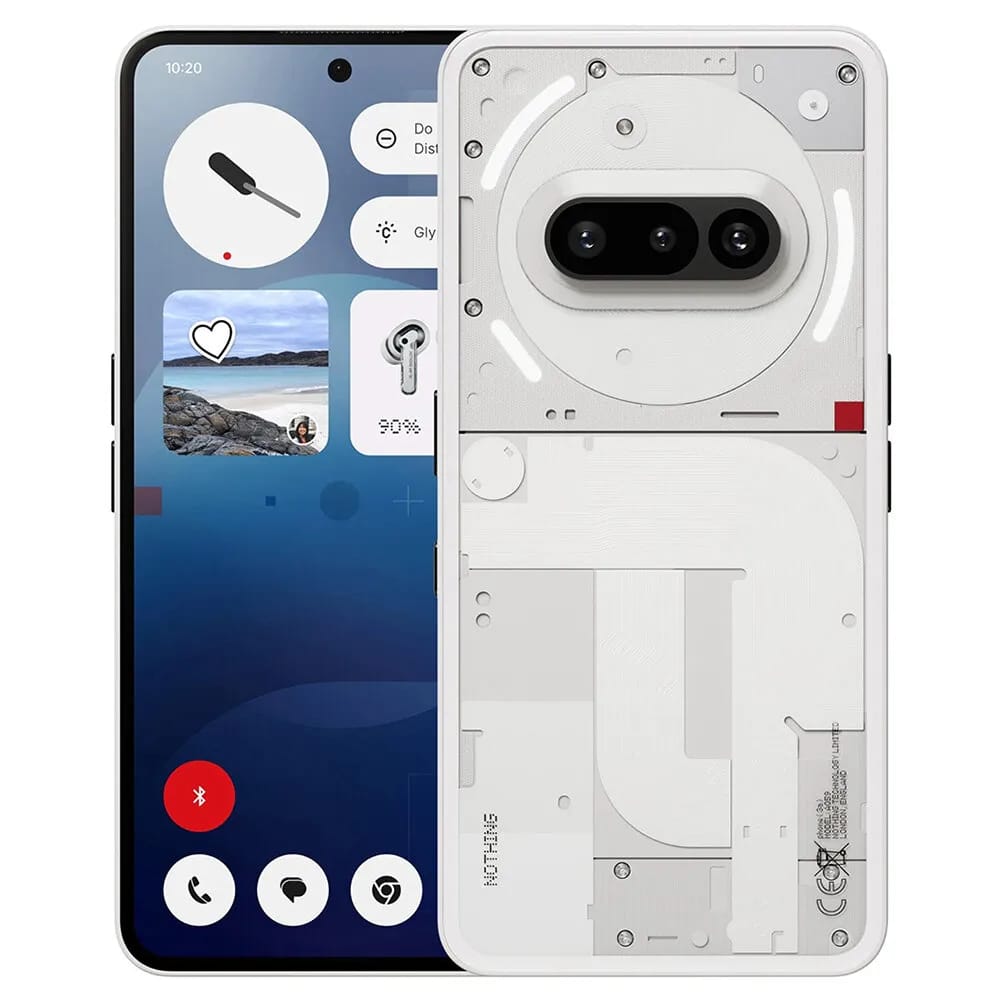 Смартфон Nothing phone 3a 12/256GB Global, Dual nano SIM, White - изображение №1