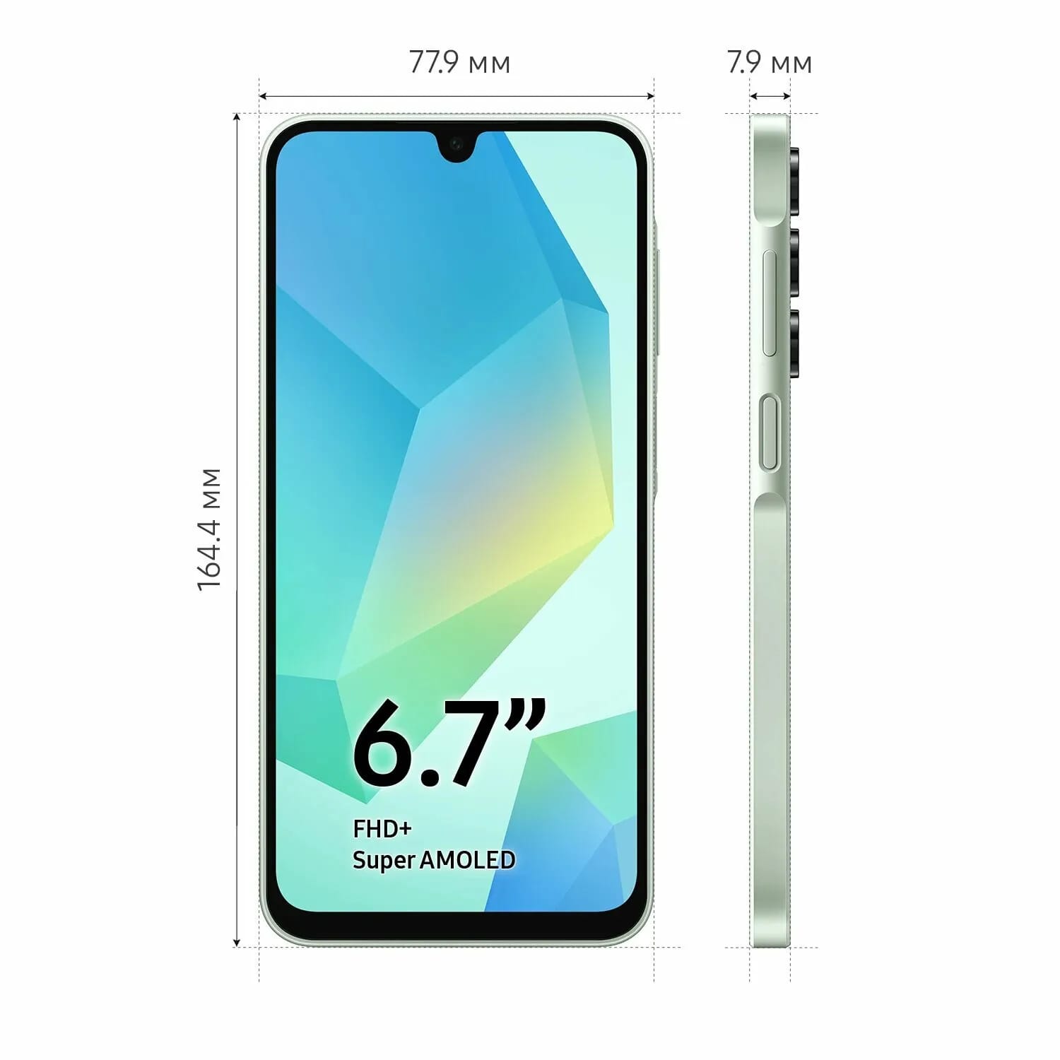 Смартфон Samsung Galaxy A16 6/128 ГБ, Dual: nano SIM  Light Green (светло-зеленый) - изображение №8