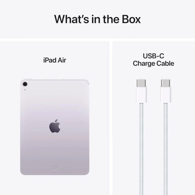 Планшет Apple iPad Air (2025) M3, 11", 128 ГБ, Wi-Fi, Purple | Фиолетовый - изображение №4