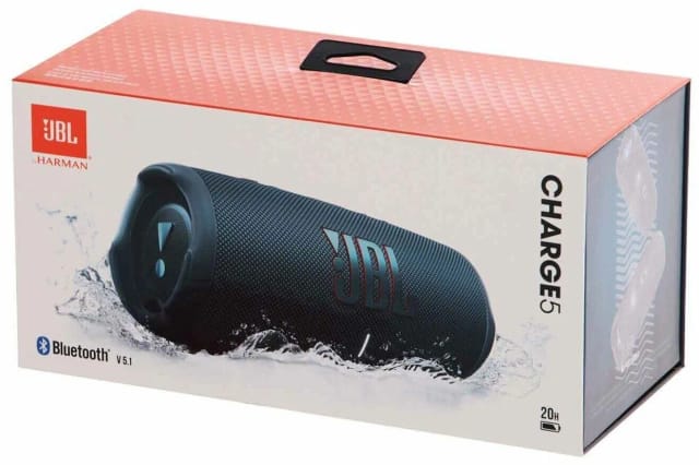 Портативная акустика JBL Charge 5, колонка, цвет Blue, (синий) - изображение №5