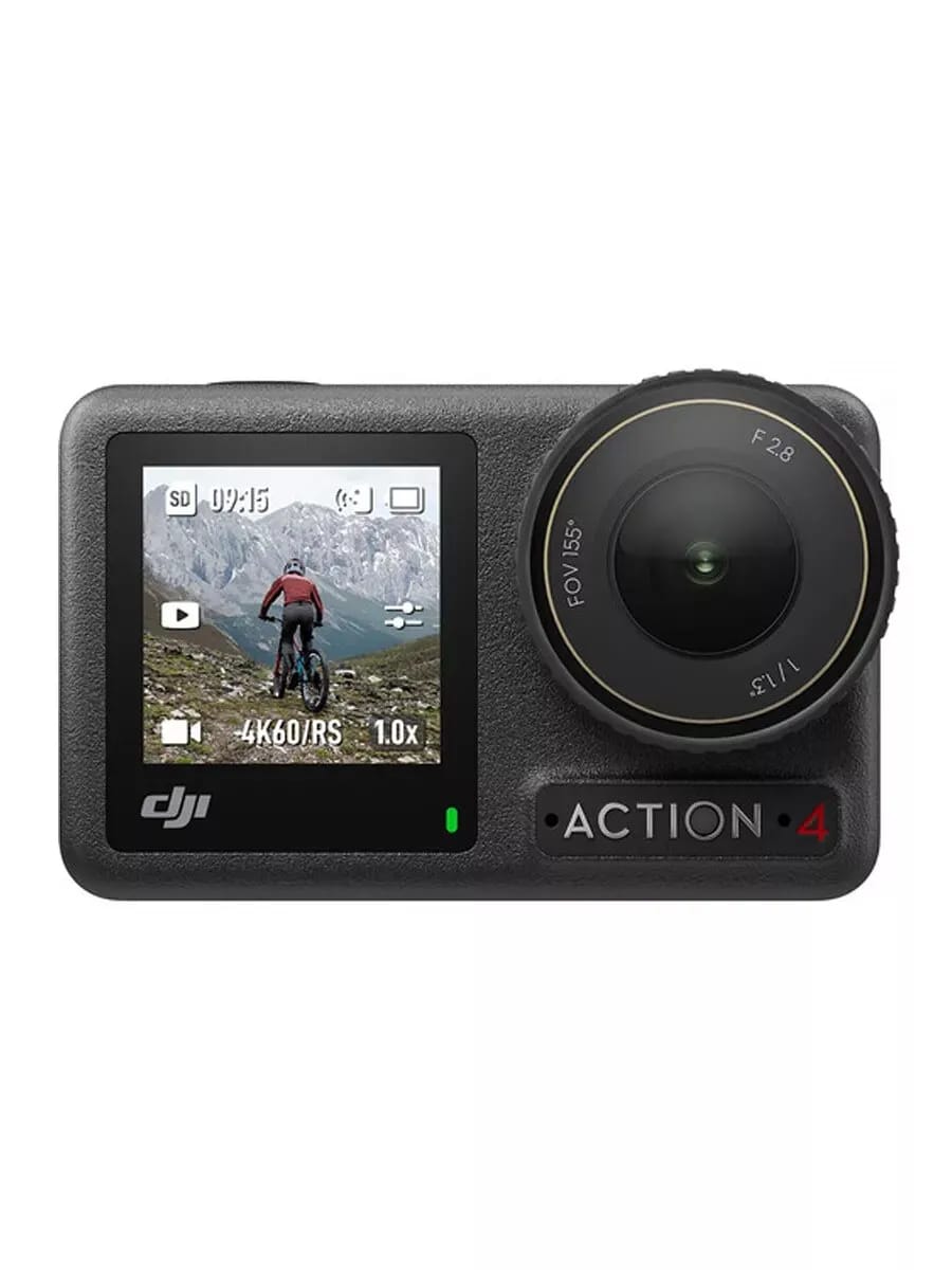 Экшн-камера DJI Osmo Action 4 Adventure Combo, 4K с матрицей 1/1,3 дюйма, черный - изображение №1