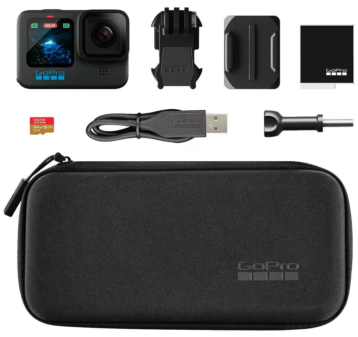 Экшн-камера GoPro HERO12 Black Special Bundle (CHDRB-121-RW) - изображение №11