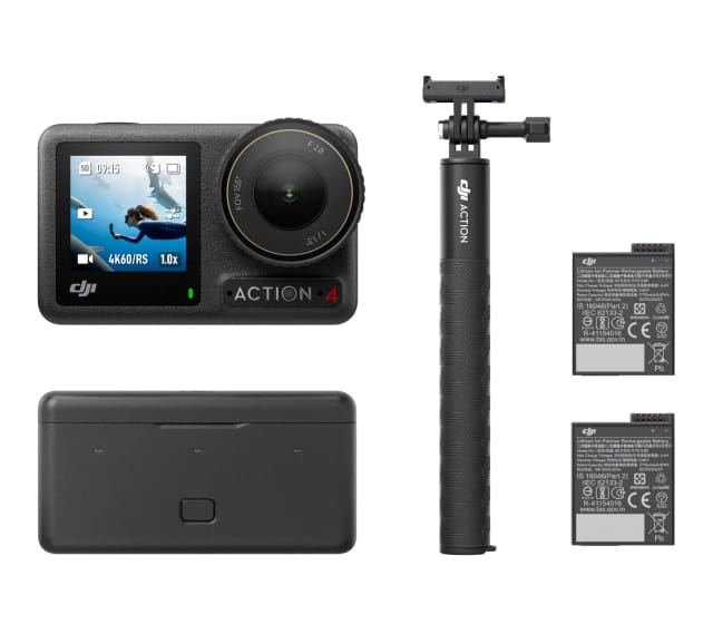 Экшн-камера DJI Osmo Action 4 Adventure Combo, 4K с матрицей 1/1,3 дюйма, черный - изображение №9