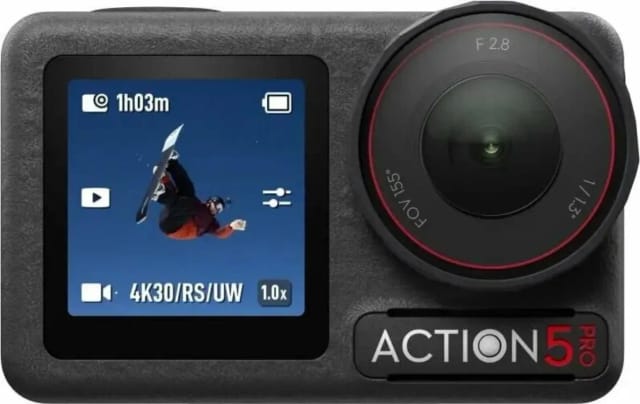 Экшн камера DJI Osmo Action 5 Pro Adventure Combo, 48МП, сенсорный экран - изображение №1