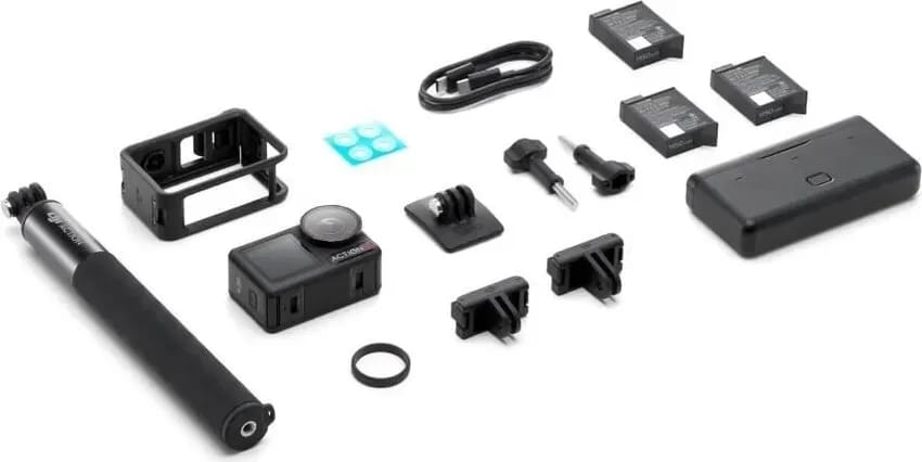 Экшн камера DJI Osmo Action 5 Pro Adventure Combo, 48МП, сенсорный экран - изображение №4