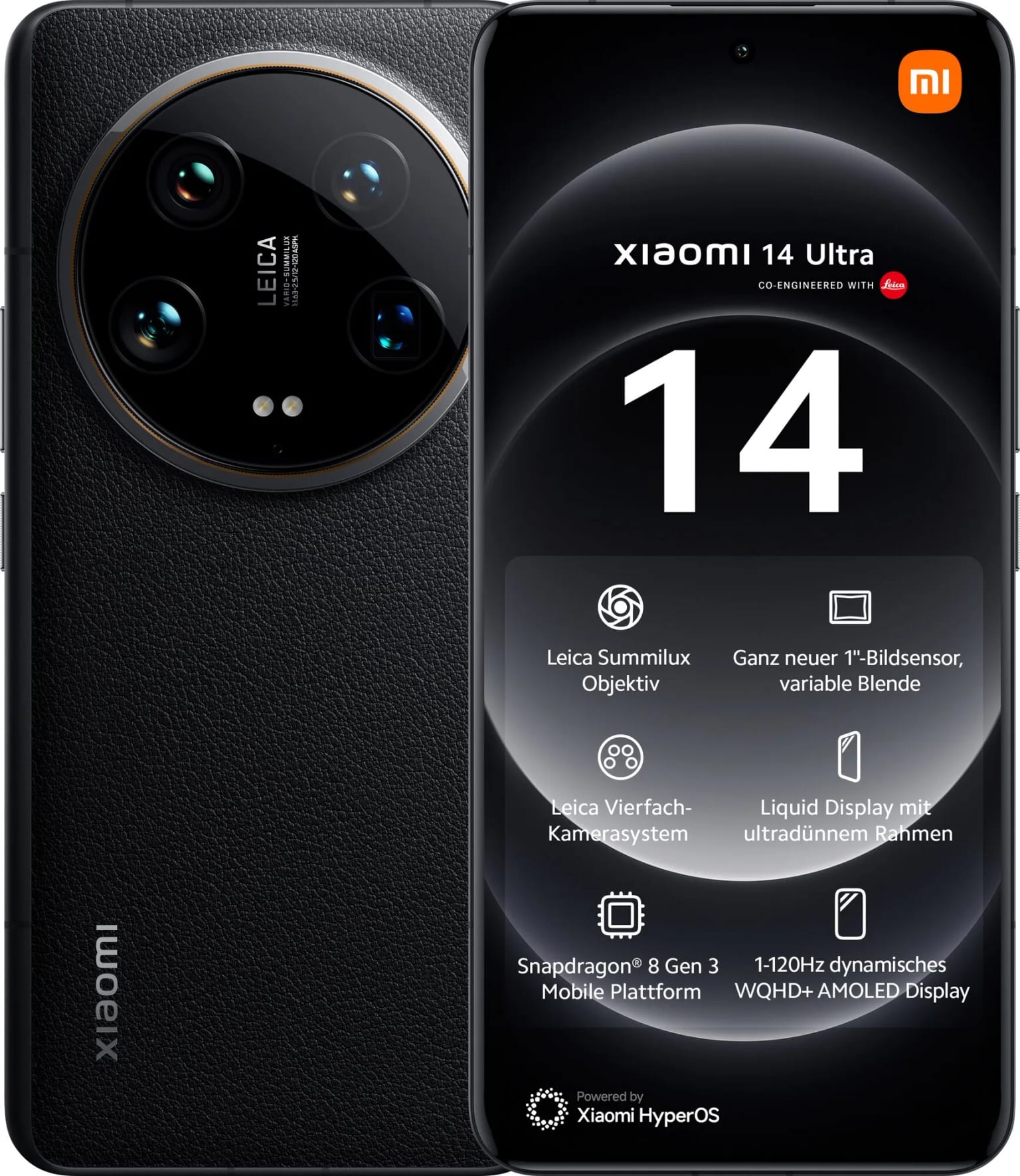 Смартфон Xiaomi Mi 14 Ultra 16/512Gb Dual Sim, Black (Черный) (RU) Ростест - изображение №2