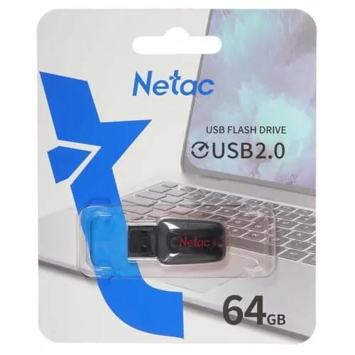 накопитель памяти 64 гб Netac U197 64 ГБ, 1 шт., черный/красный - изображение №9