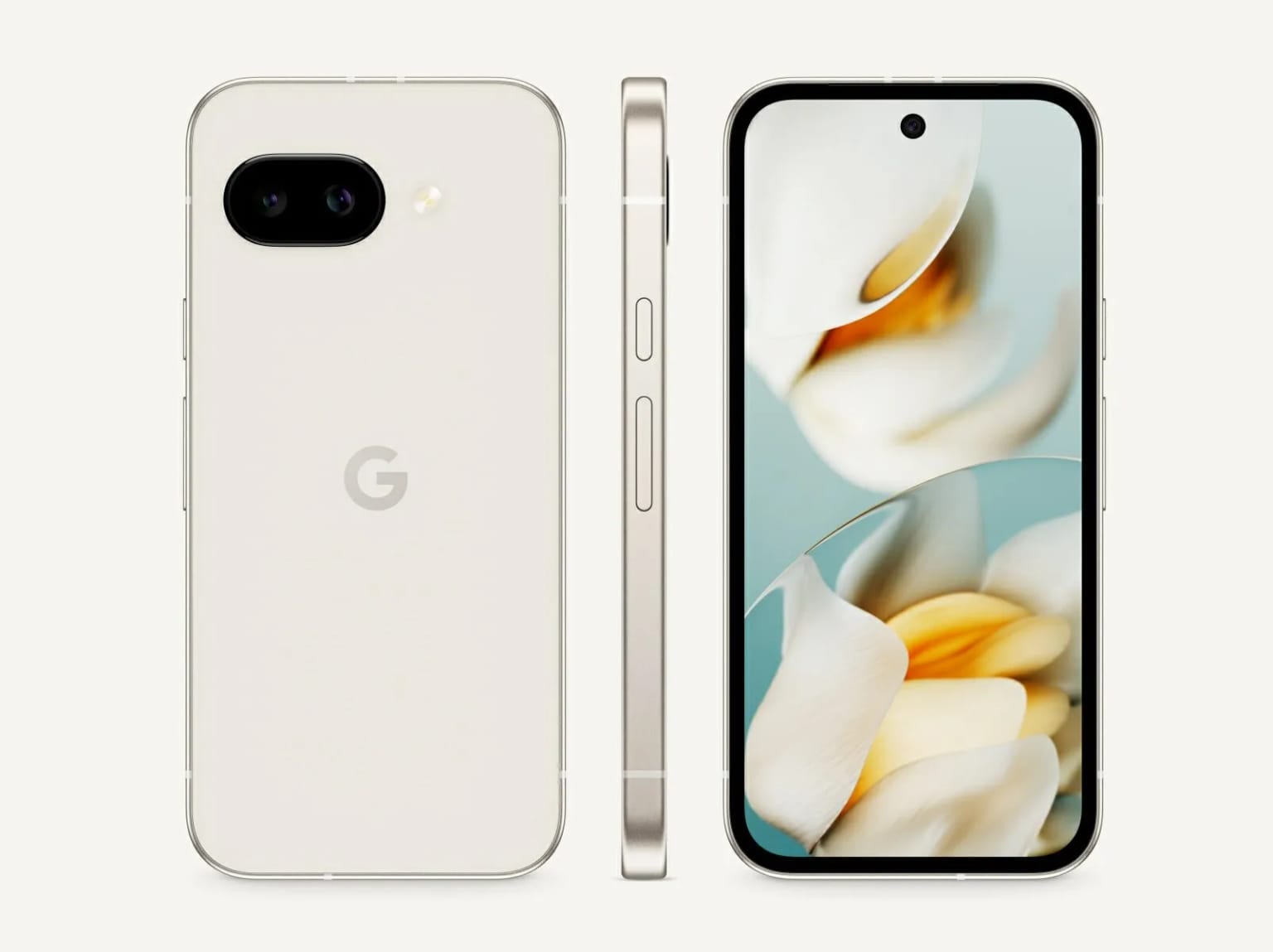Смартфон Google Pixel 9a 8/256 ГБ Global, Dual: nano SIM + eSIM, Porcelain - изображение №2