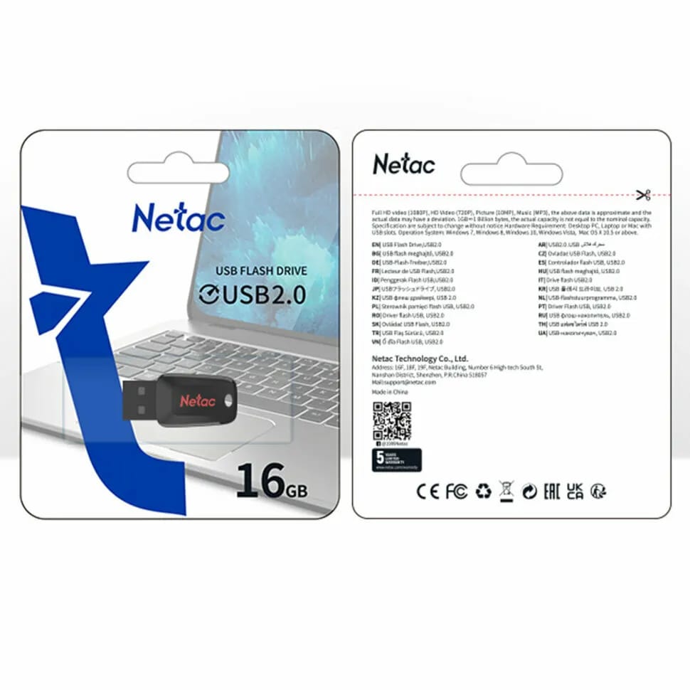флеш накопитель usb 16 гб Netac U197 16 ГБ, 1 шт., черный/красный - изображение №8