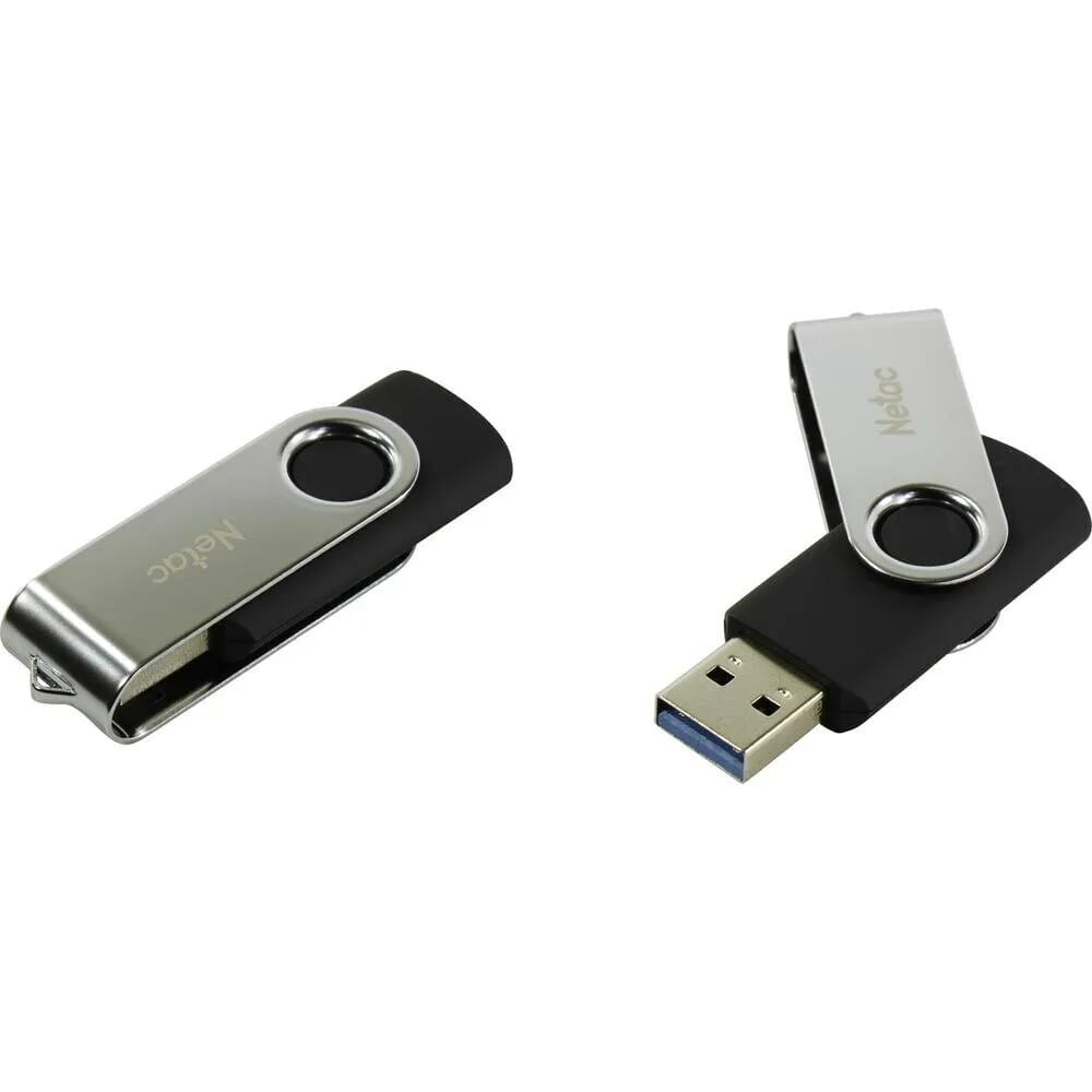 накопитель памяти 64 Гб  Netac U505 USB 3.0 64 ГБ, 1 шт., черный - изображение №2