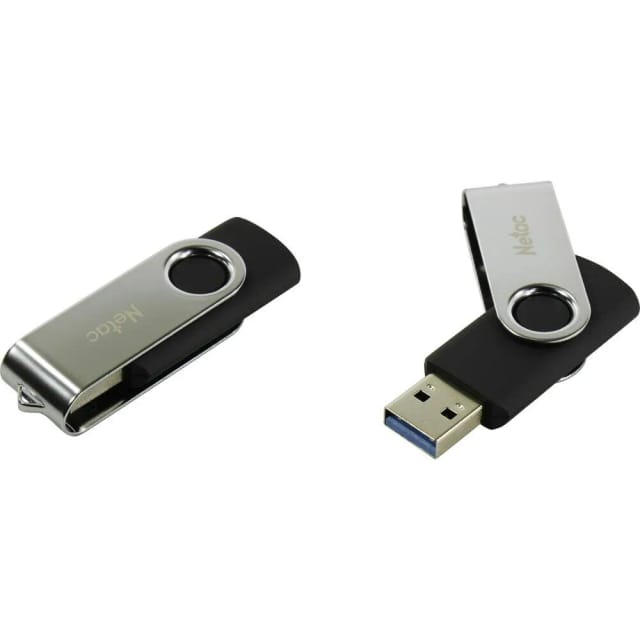 накопитель памяти 64 Гб  Netac U505 USB 3.0 64 ГБ, 1 шт., черный - изображение №2