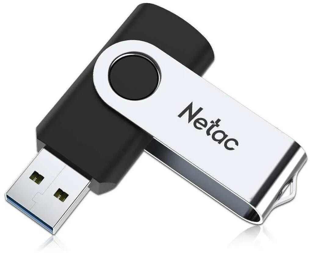 накопитель памяти 64 Гб  Netac U505 USB 3.0 64 ГБ, 1 шт., черный - изображение №6