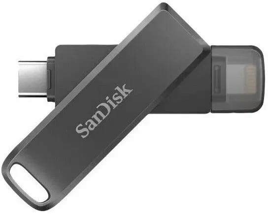 Флешка SanDisk 128GB iXpand Luxe Type-C, Lightning - изображение №1
