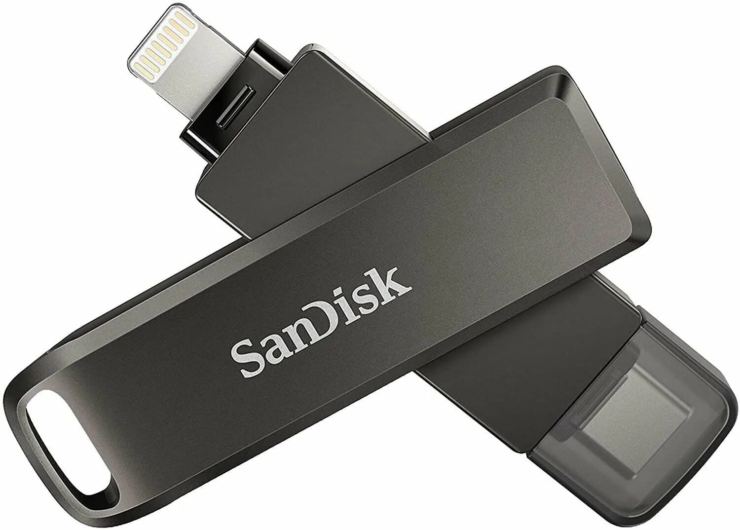 Флешка SanDisk 128GB iXpand Luxe Type-C, Lightning - изображение №4