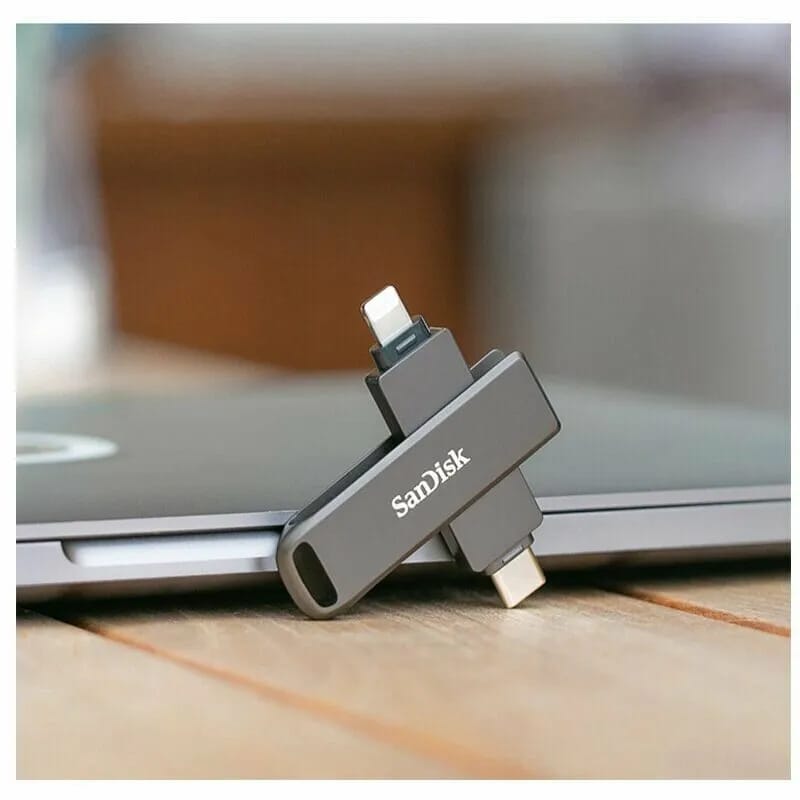 Флешка SanDisk 128GB iXpand Luxe Type-C, Lightning - изображение №13