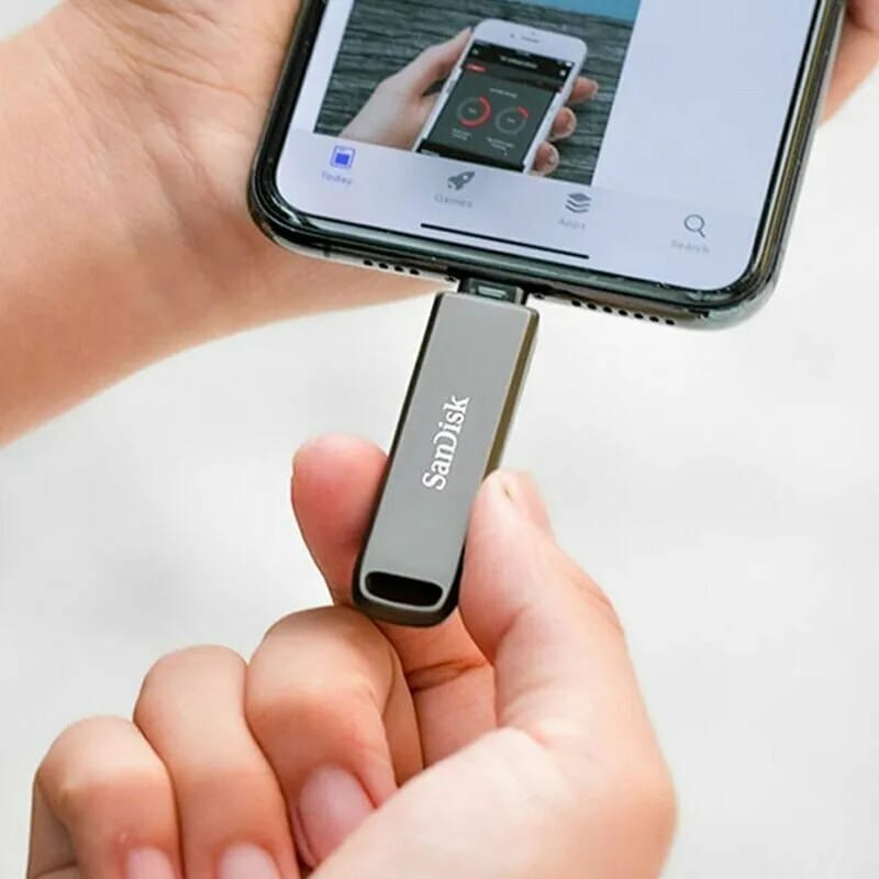 Флешка SanDisk 128GB iXpand Luxe Type-C, Lightning - изображение №14