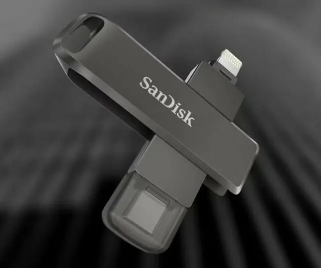 Флешка SanDisk 128GB iXpand Luxe Type-C, Lightning - изображение №15