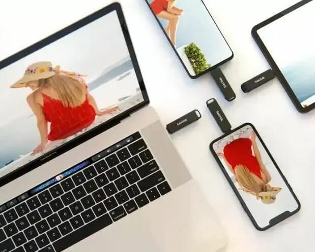 Флешка SanDisk 128GB iXpand Luxe Type-C, Lightning - изображение №17