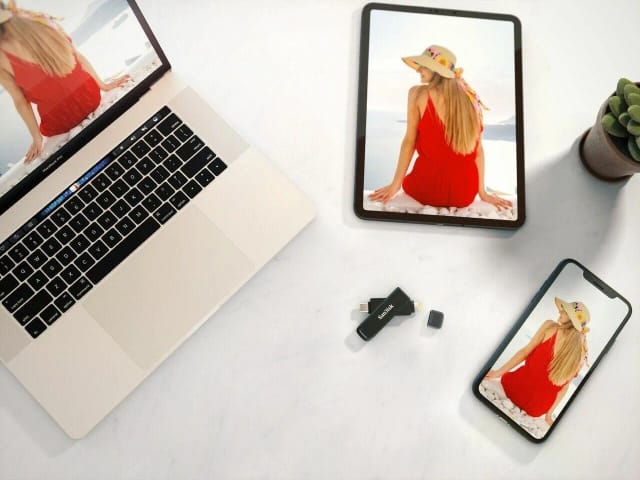 Флешка SanDisk 128GB iXpand Luxe Type-C, Lightning - изображение №16