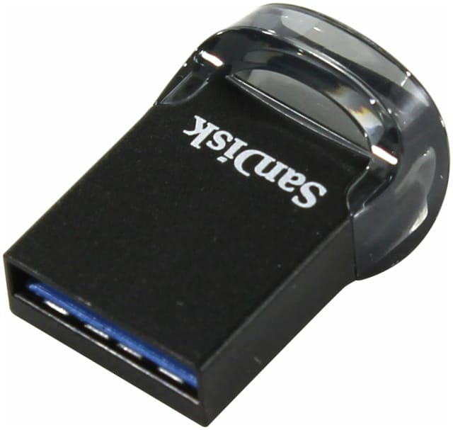 Флешка SanDisk Ultra Fit USB 3.1 CZ430 64 ГБ, 1 шт., черный - изображение №2