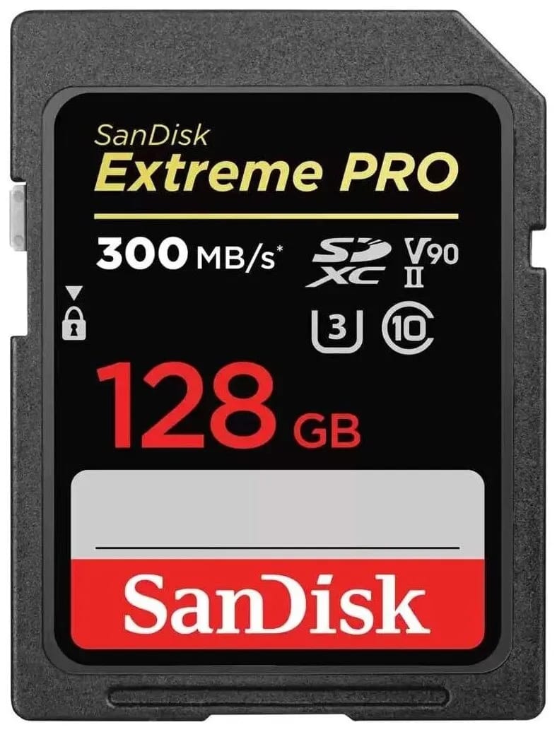 Карта памяти Sandisk 128ГБ SDSDXDK-128G-GN4IN UHS-II U3 черный - изображение №1