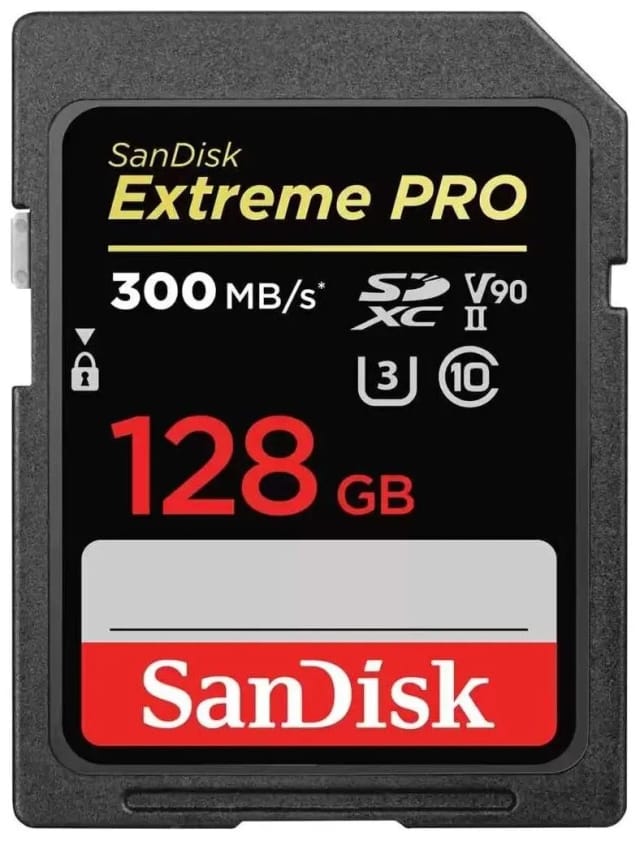 Карта памяти Sandisk 128ГБ SDSDXDK-128G-GN4IN UHS-II U3 черный - изображение №1