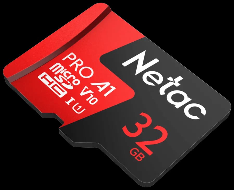 Карта памяти Netac MicroSD 32GB V10A1C10 100Mb/s+adp - изображение №17