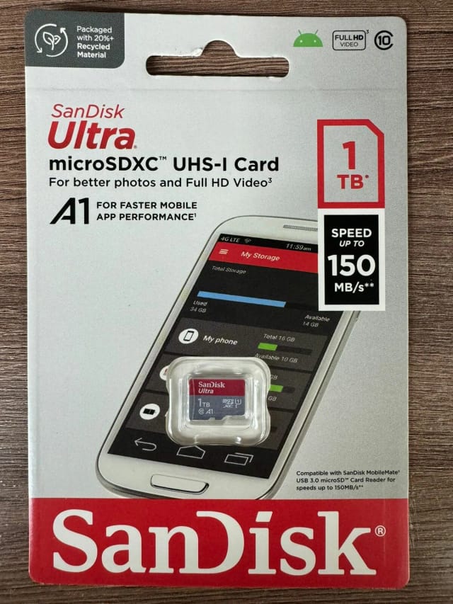 Карта памяти SanDisk Ultra micro SDXC 1TB UHS-I SDSQUA4-1T00-GN6MN - изображение №2