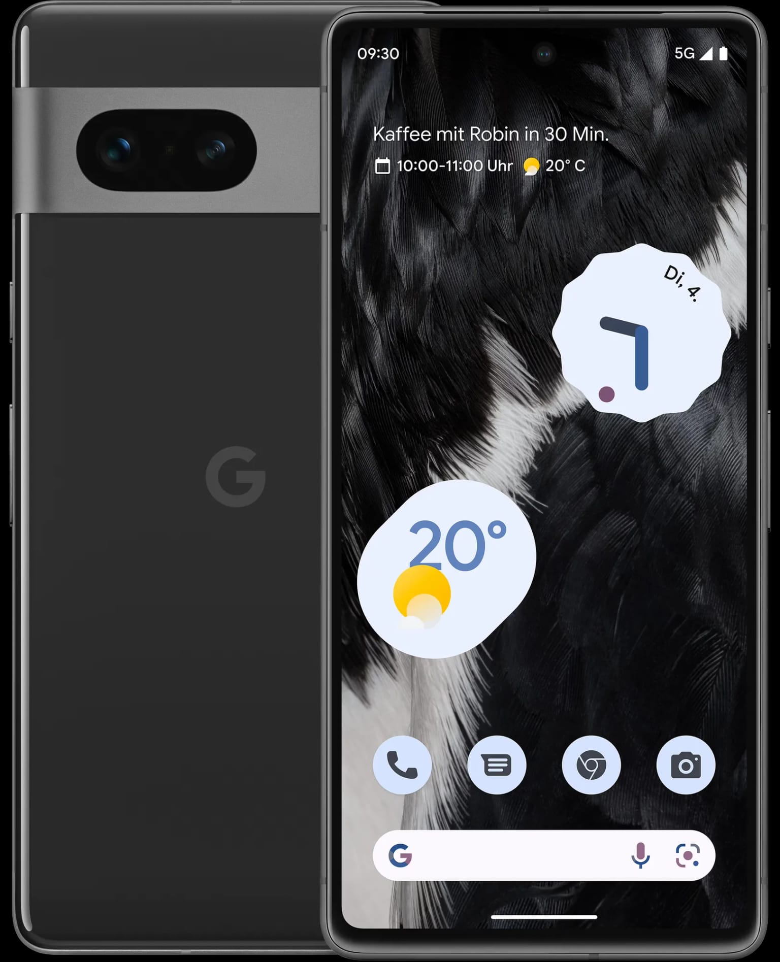 Смартфон Google Pixel 7 8/128 ГБ, Dual: nano SIM + eSIM, Obsidian (Чёрный) - изображение №1