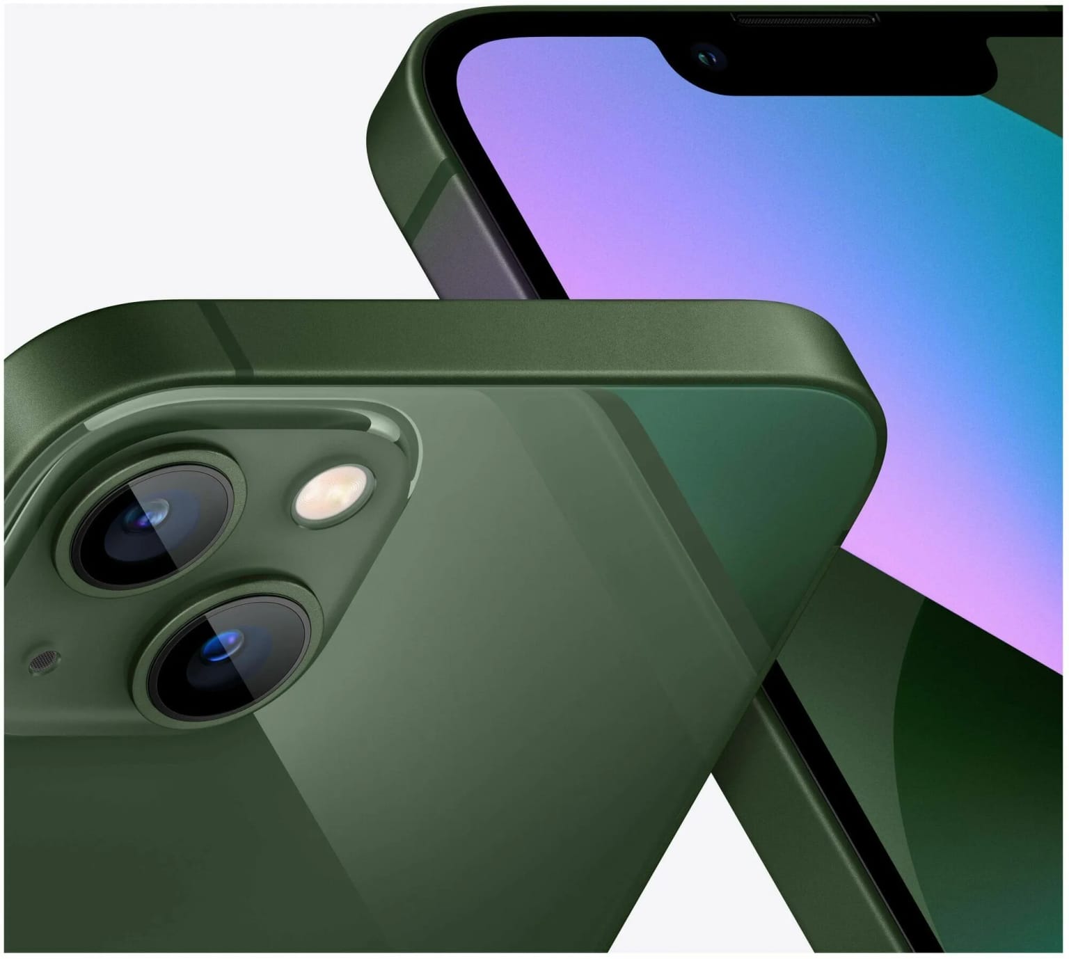 Смартфон Apple iPhone 13 128 ГБ, Dual: nano SIM + eSIM, альпийский зеленый - изображение №6