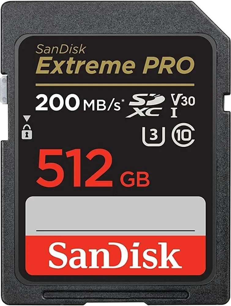 Флеш накопитель 512 Гб SanDisk SDXC 512GB Extreme Pro UHS-I V30 U3 200/140 MB/s - изображение №2