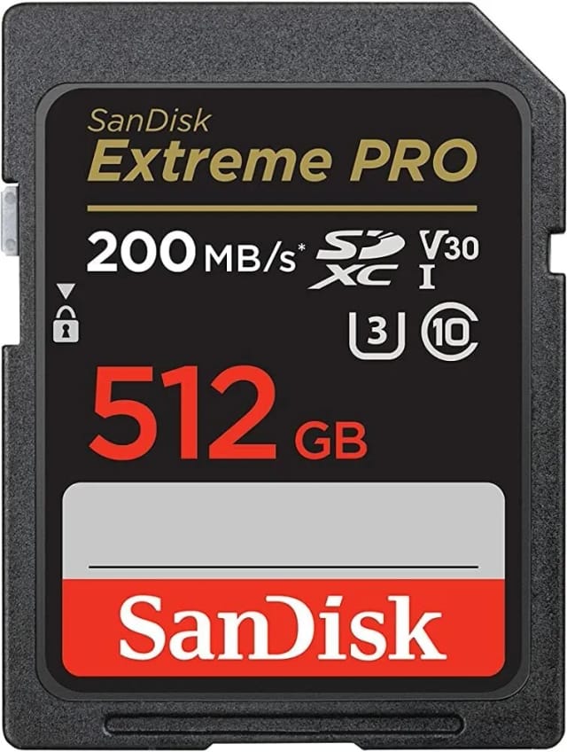 Флеш накопитель 512 Гб SanDisk SDXC 512GB Extreme Pro UHS-I V30 U3 200/140 MB/s - изображение №2