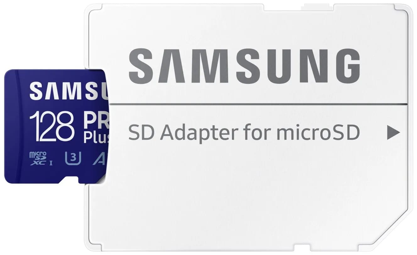 Карта памяти Samsung microSDXC 128 ГБ Class 10, V30, A2, UHS-I U3, R/W 160/120 МБ/с, адаптер на SD, 1 шт, синий - изображение №4
