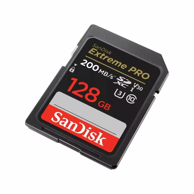 Карта памяти SanDisk SDXC 128 ГБ Class 10, V30, UHS-I U3, 1 шт., черный - изображение №4