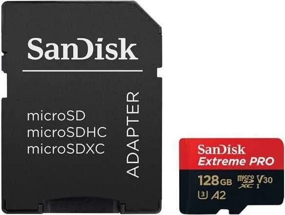 Карта памяти SanDisk SDXC 128 ГБ Class 10, V30, UHS-I U3, 1 шт., черный - изображение №7