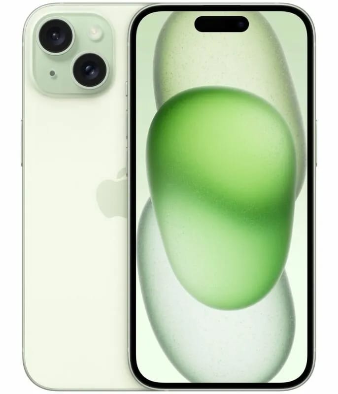 Смартфон Apple iPhone 15 512 ГБ, Dual: nano SIM + eSIM, зеленый - изображение №2