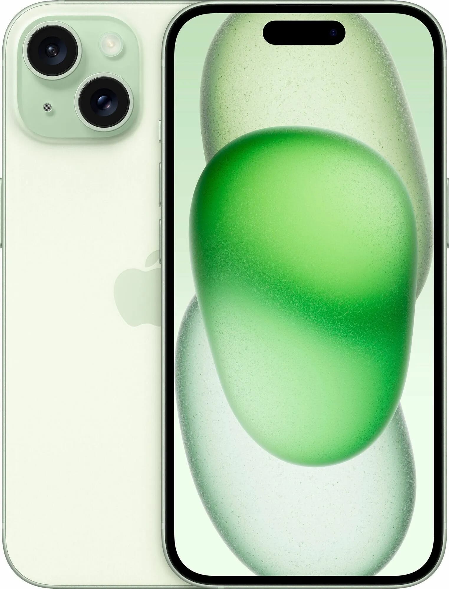 Смартфон Apple iPhone 15 128 ГБ, Dual: nano SIM + eSIM, зелeный - изображение №2