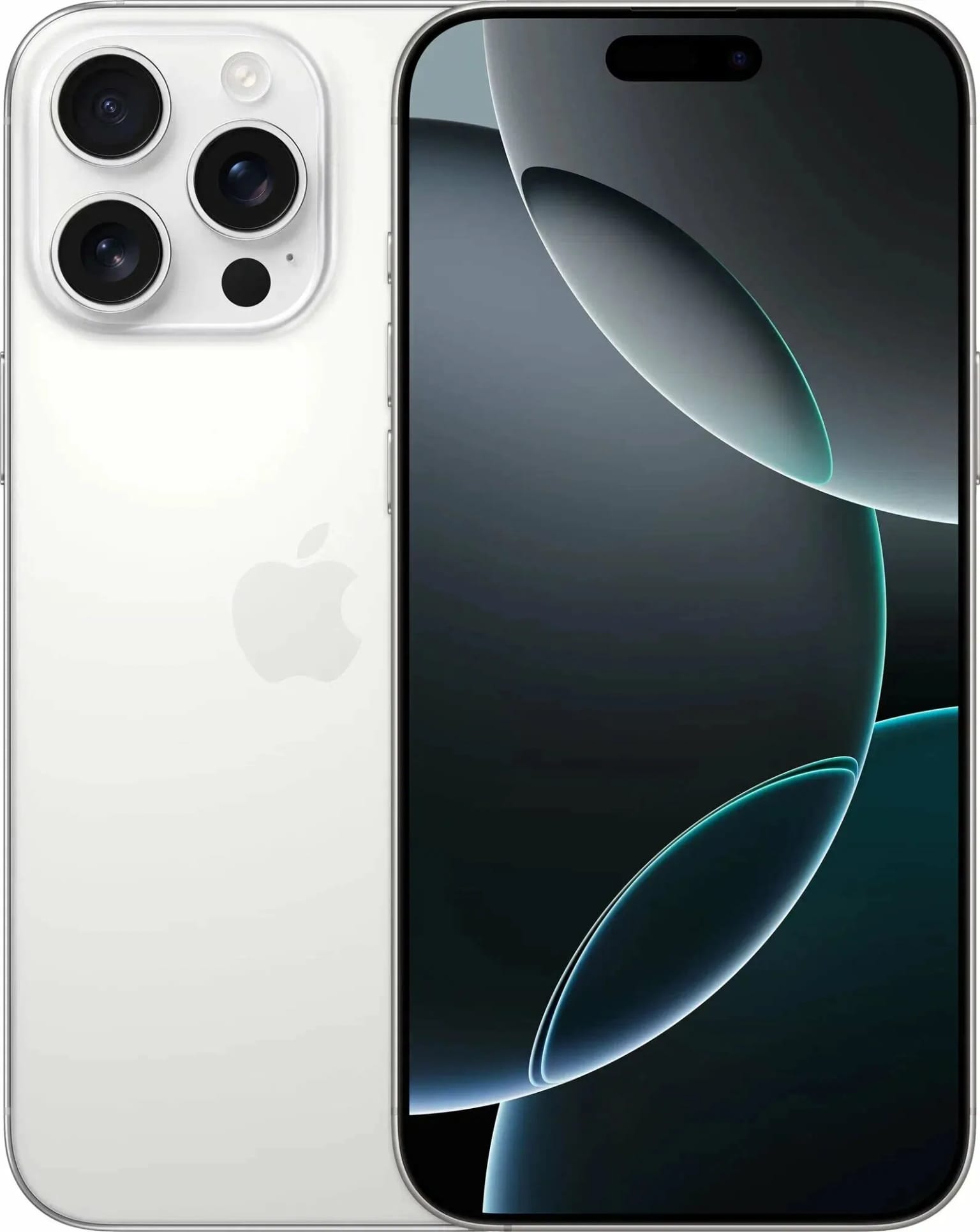 Смартфон Apple iPhone 16 Pro Max 512 ГБ, Dual: nano SIM + eSIM, белый титан - изображение №2